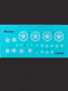 FOXBOT product # 100-003  1/100 USA White Stars, Foxbot Decals -  1/100 and 1/72