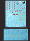FOXBOT product # 72-014 1/72 Red Snake: Soviet P-39 Airacobras, Foxbot Decals -  1/72