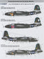 FOXBOT product # 72-009, 1/72 Douglas A-20 Boston "Pin-Up Nose Art and Stencils" Part # 4