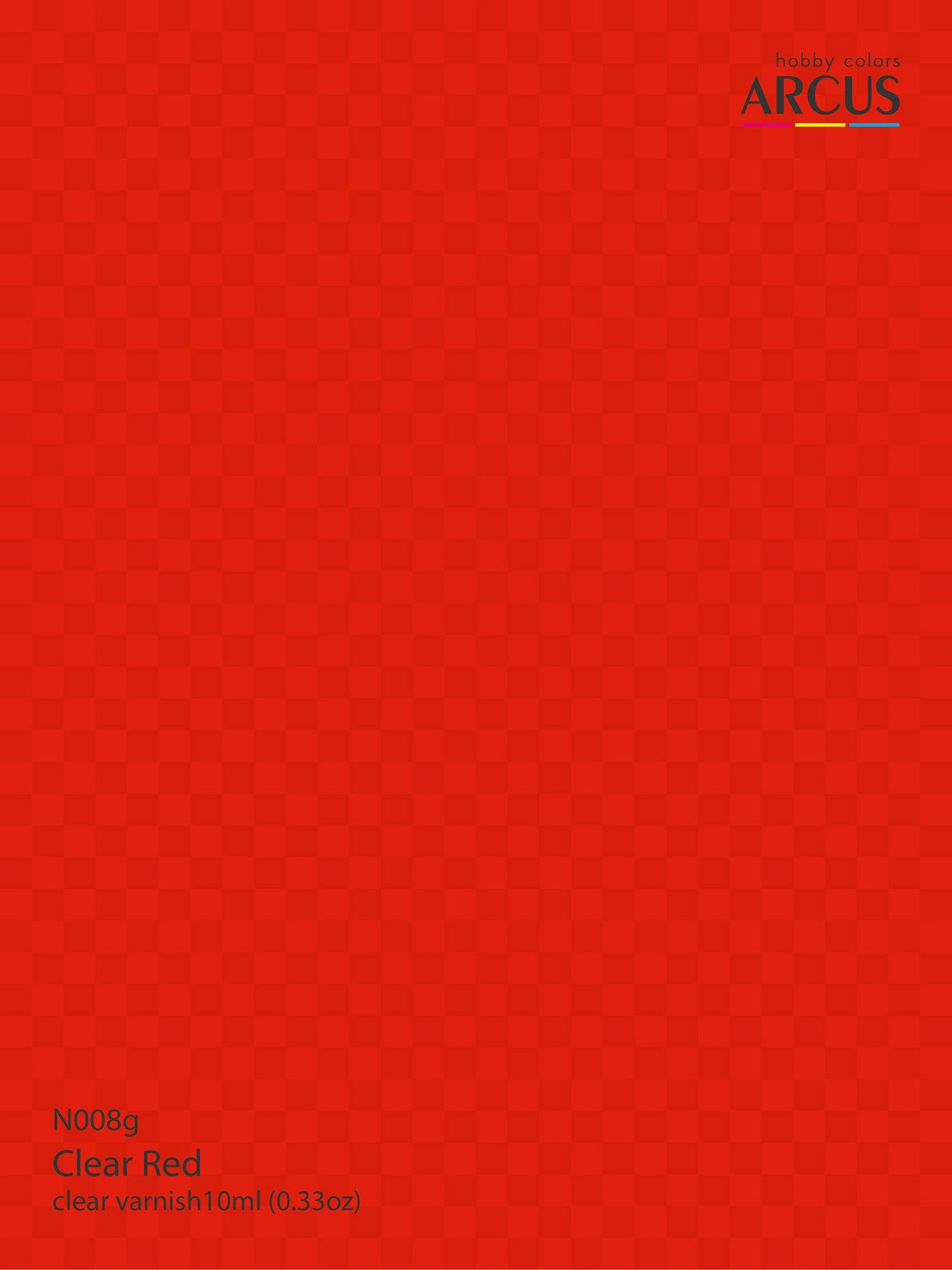 Arcus 008 Clear Red color sample