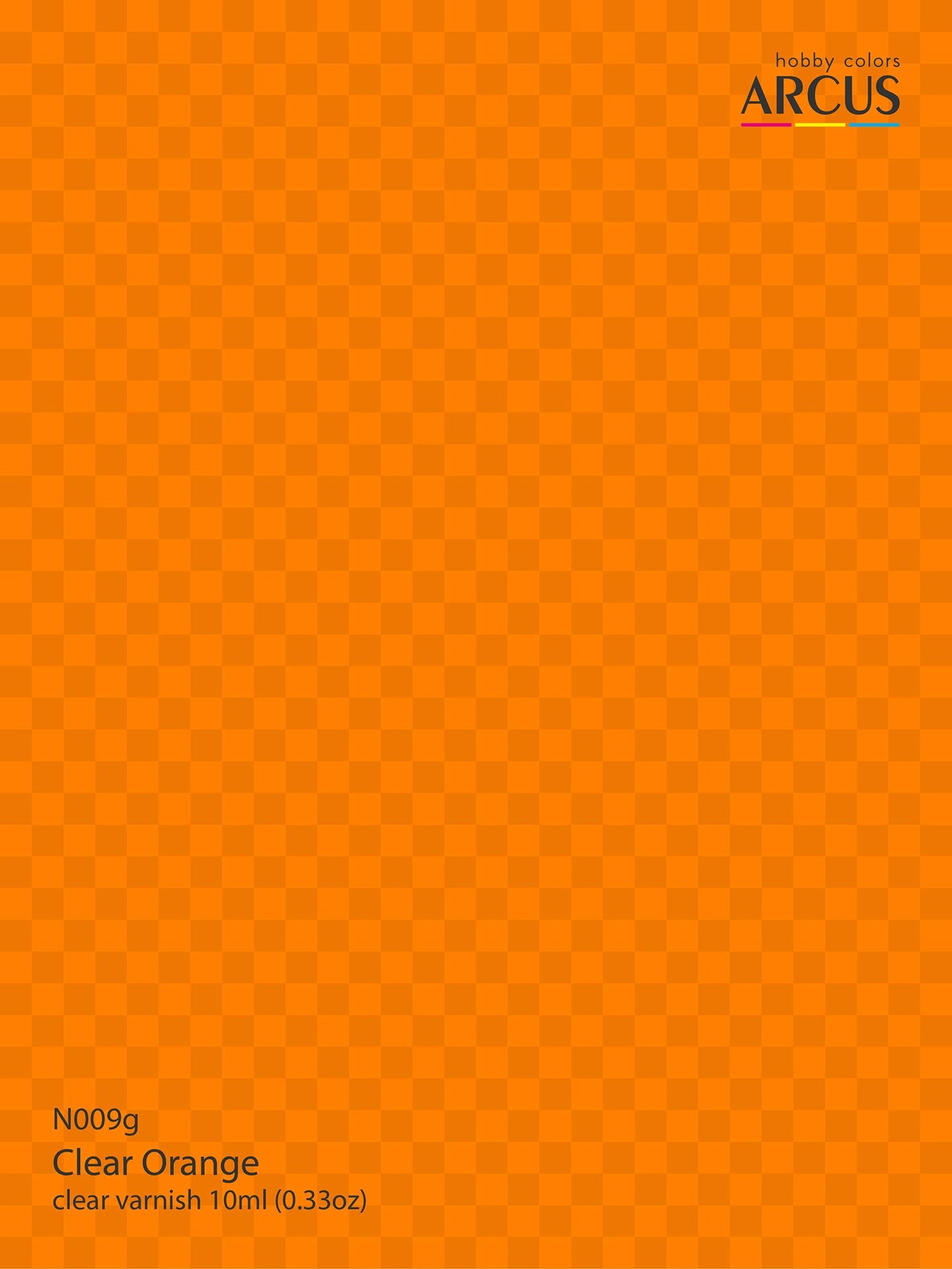 Arcus 009 Clear Orange color sample