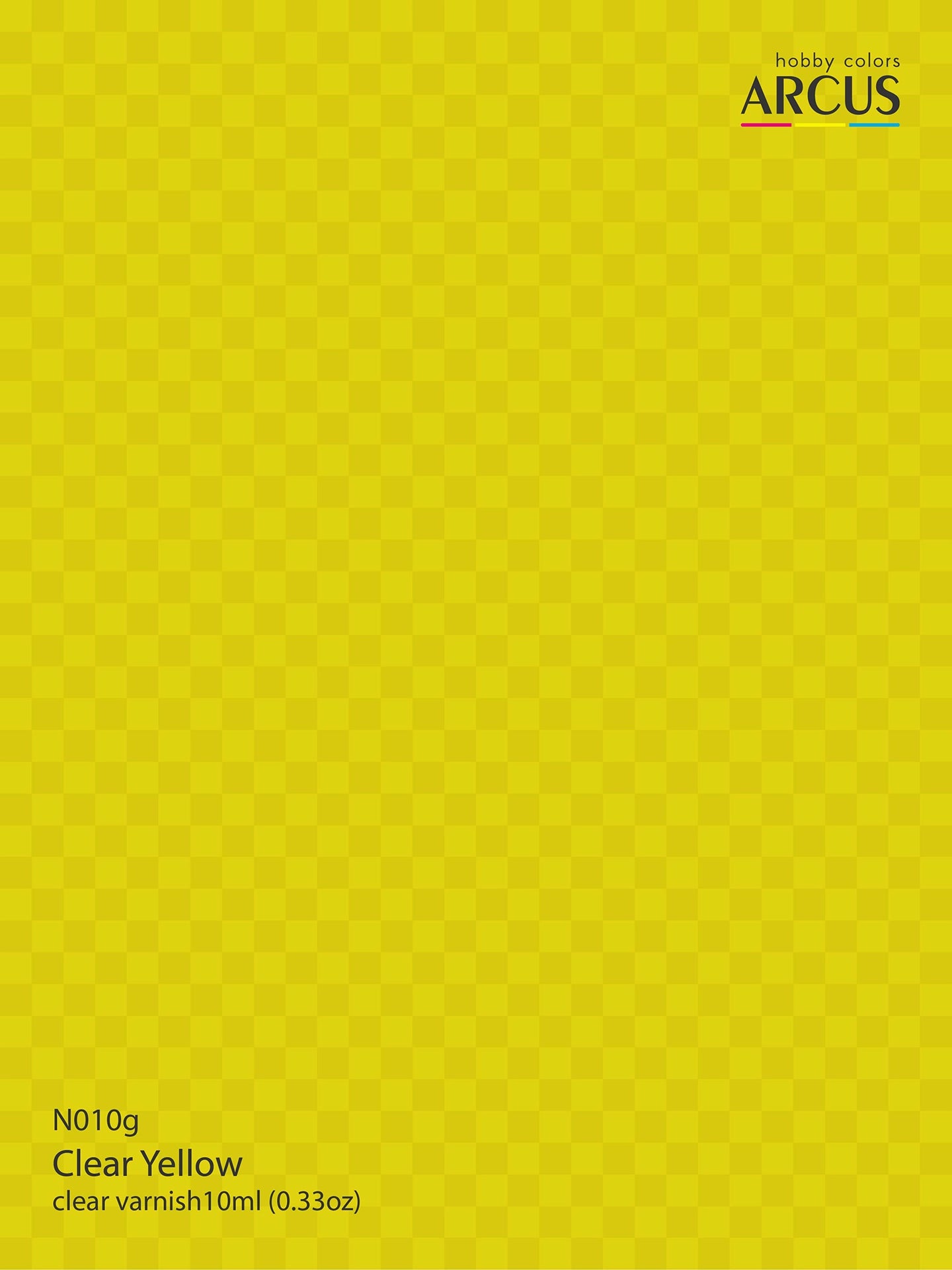 Arcus 010 Clear Yellow color sample