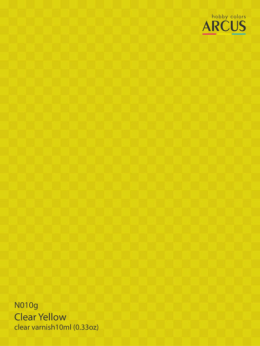 Arcus 010 Clear Yellow color sample