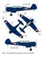 Dorawings DW48041 Curtiss-Wright SNC-1 Falcon II - 1/48 scale model construction kit