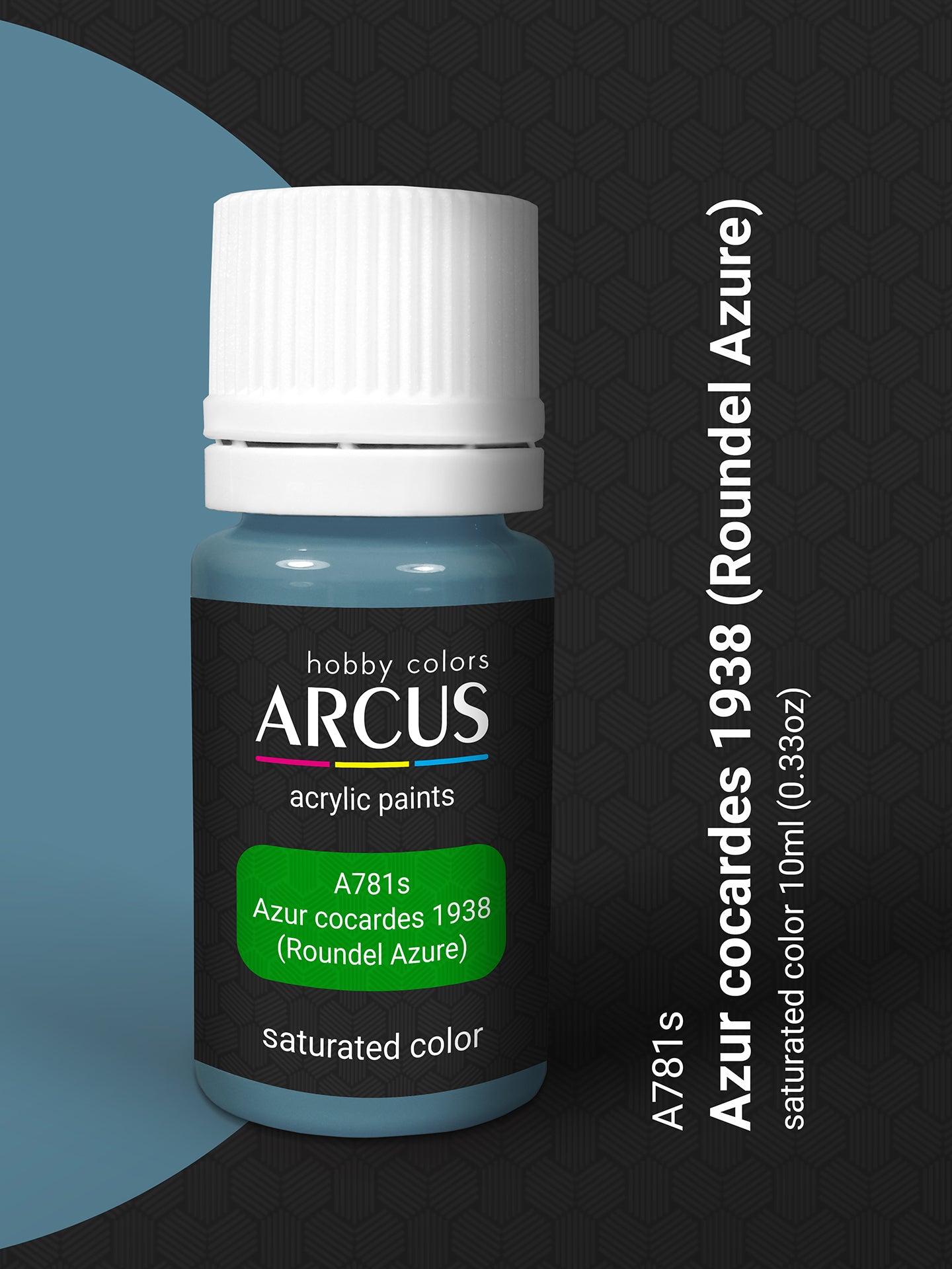 Azur cocardes 1938 acrylic