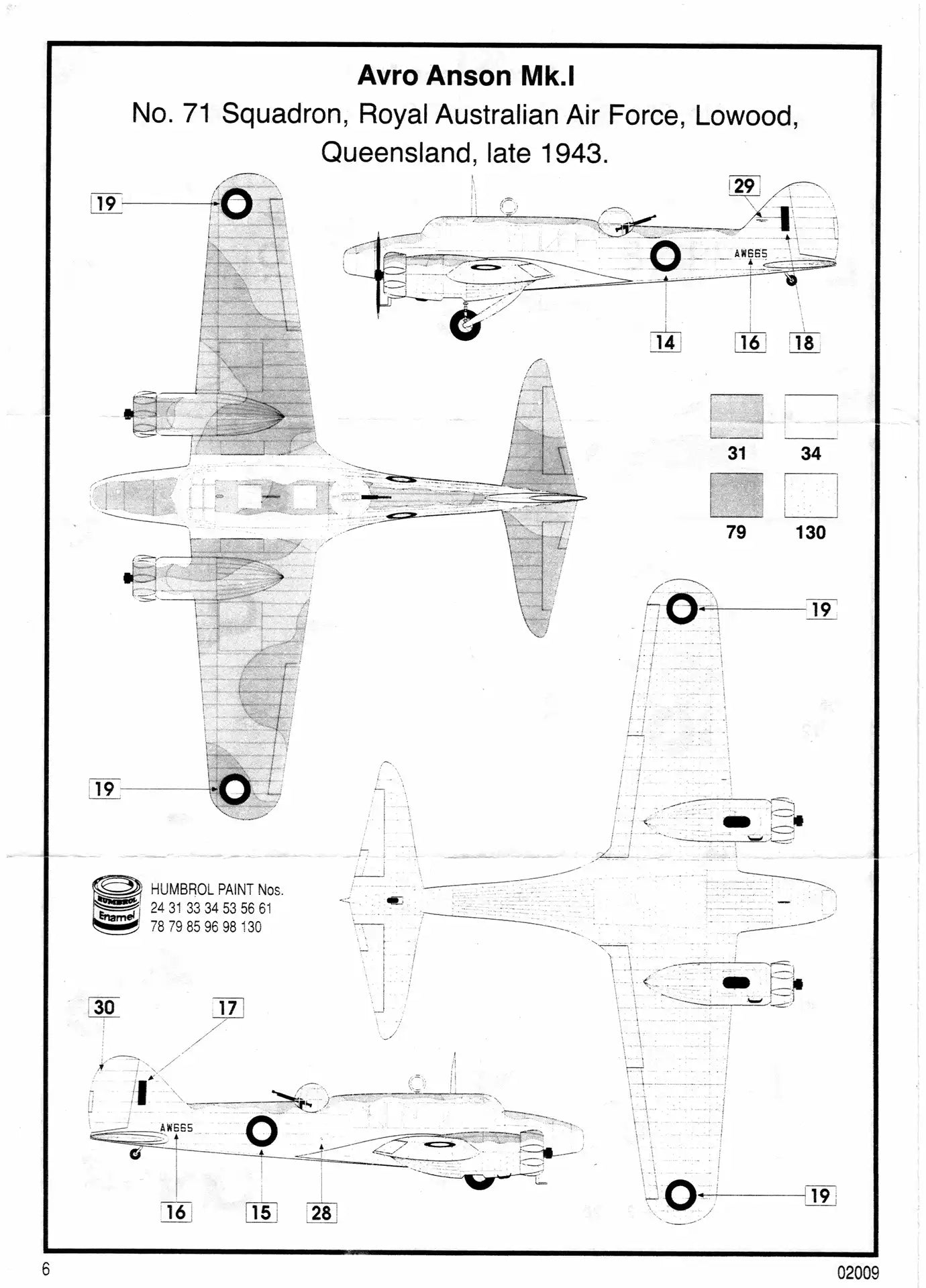 Airfix 02009 assembly guide page 6