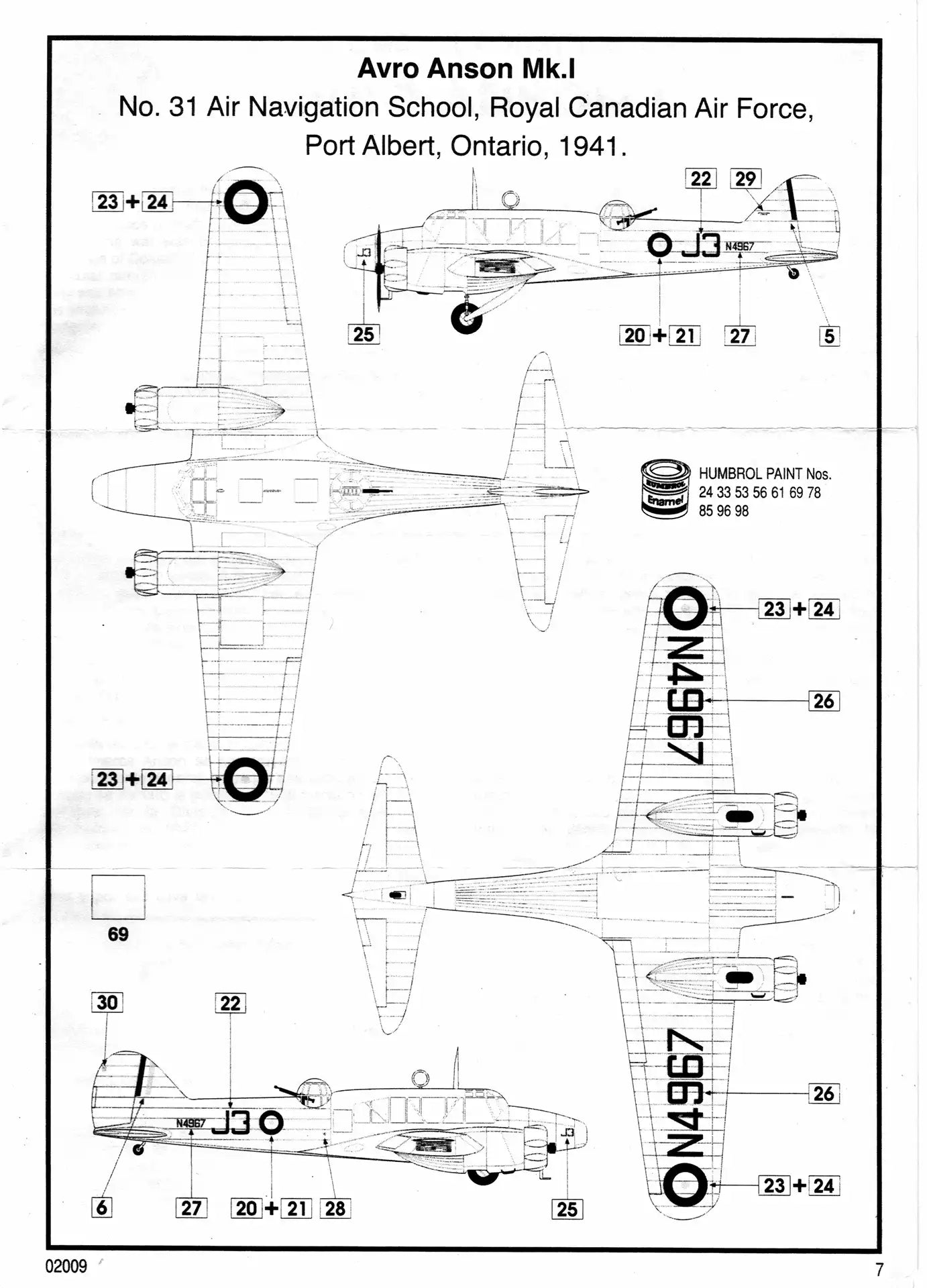 Airfix 02009 assembly guide page 7
