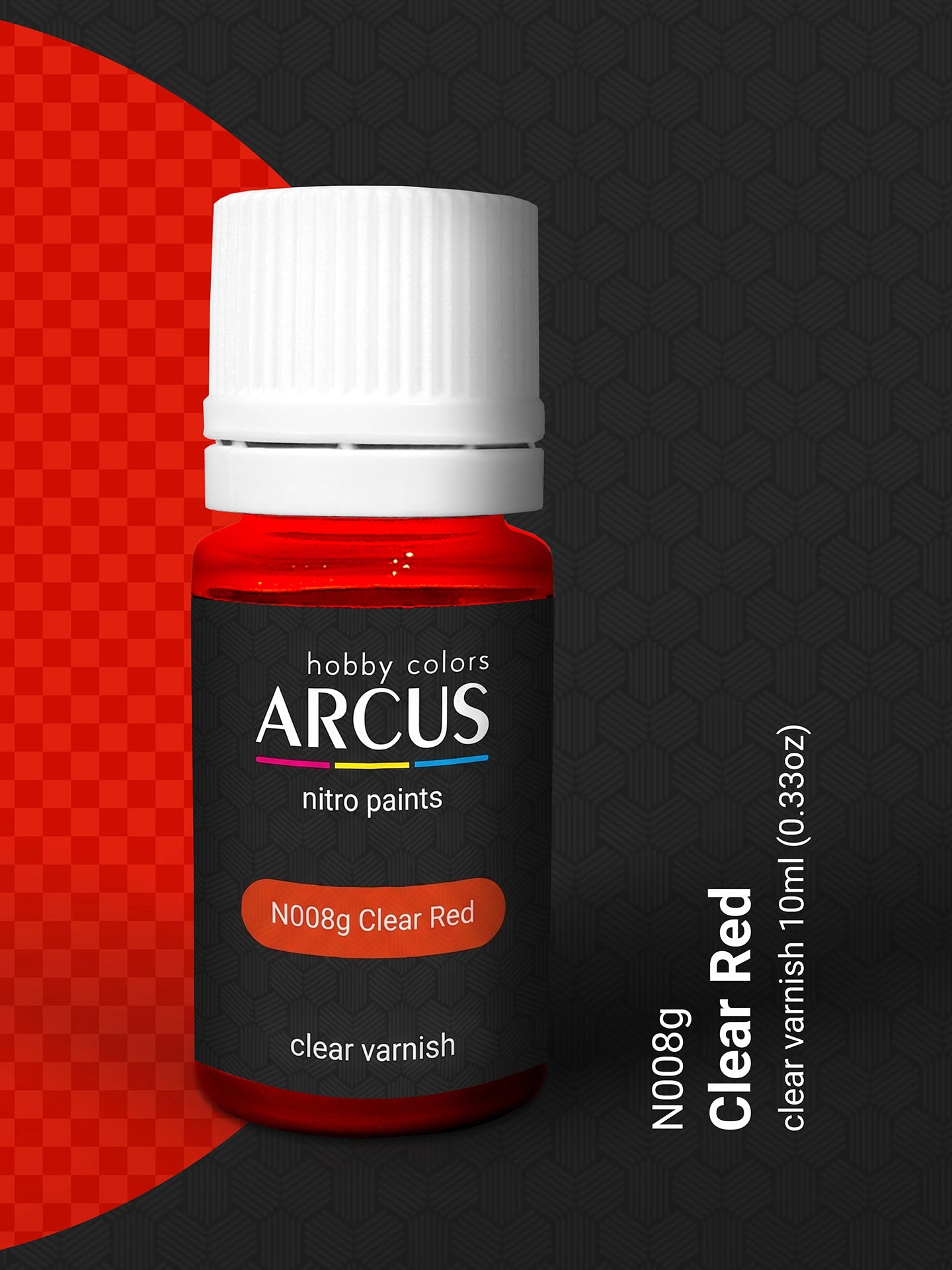 Arcus N008g Clear Red nitro varnish