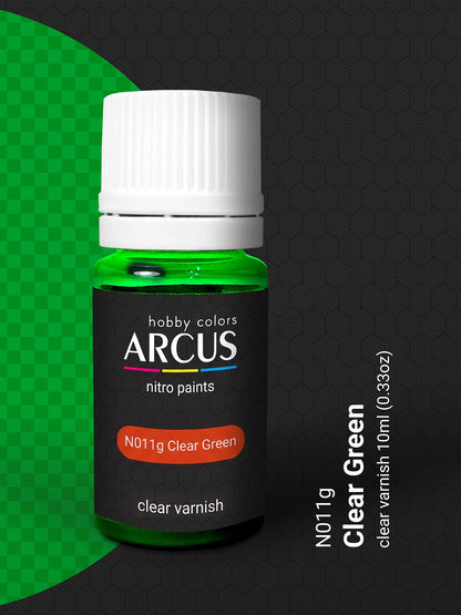 Arcus N011g Clear Green nitro varnish