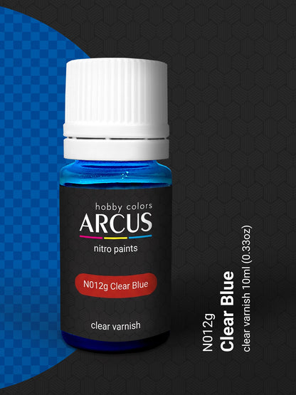 Arcus N012g Clear Blue nitro varnish