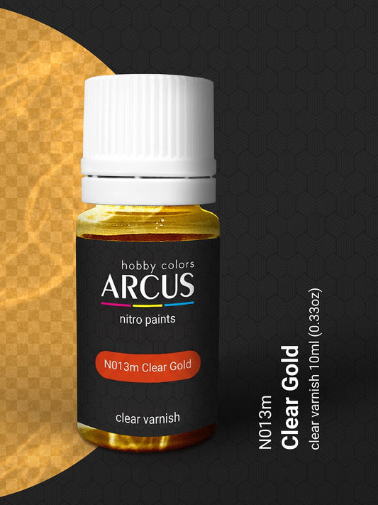 Arcus N013g Clear Gold nitro varnish