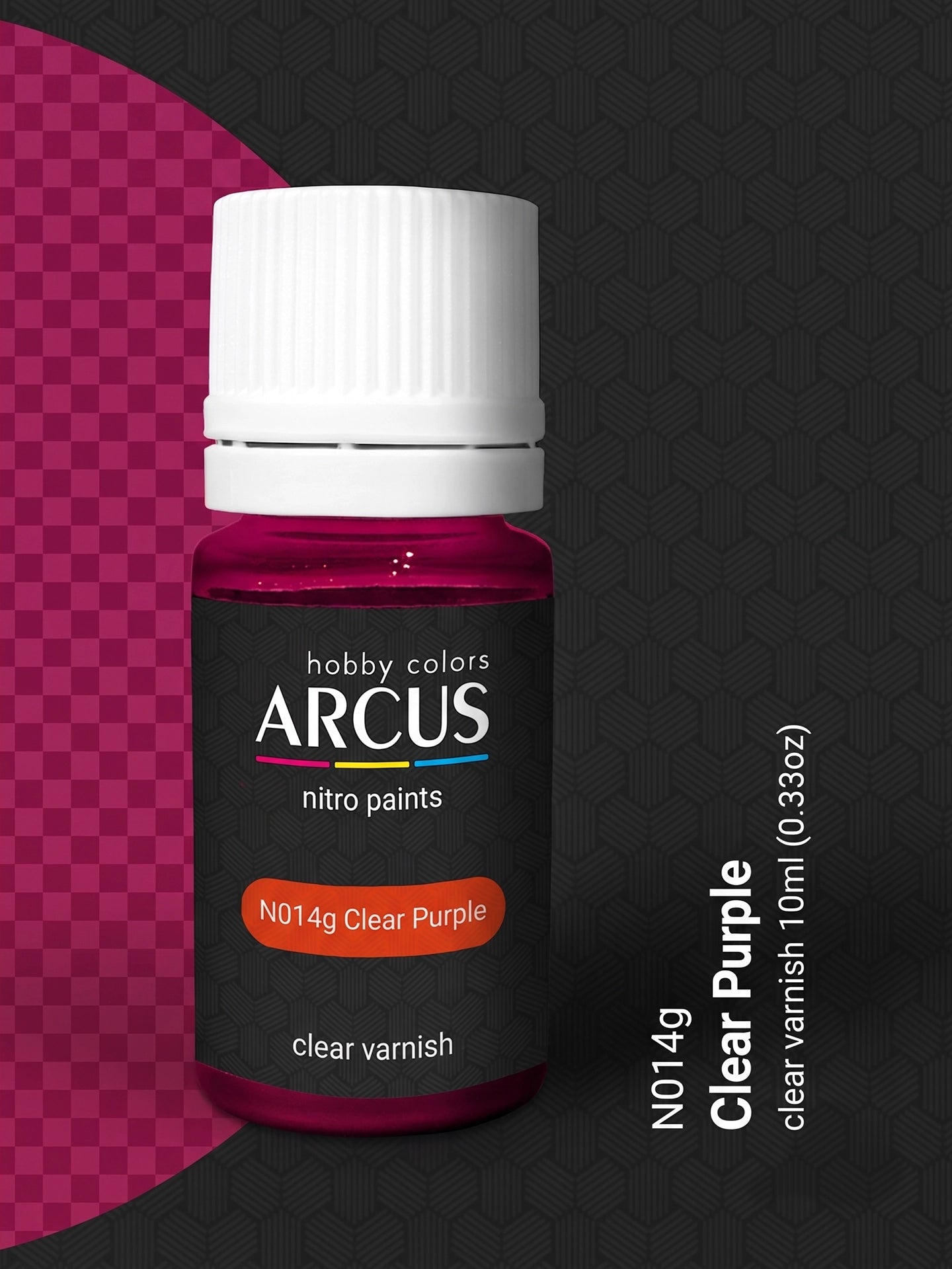 Arcus N014g Clear Purple nitro varnish