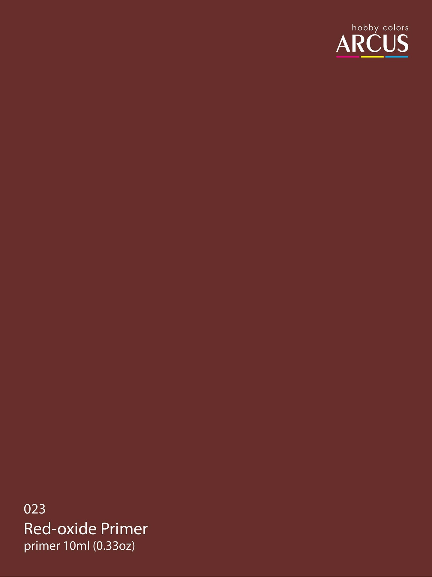 Arcus 023 Red Oxide Primer color sample