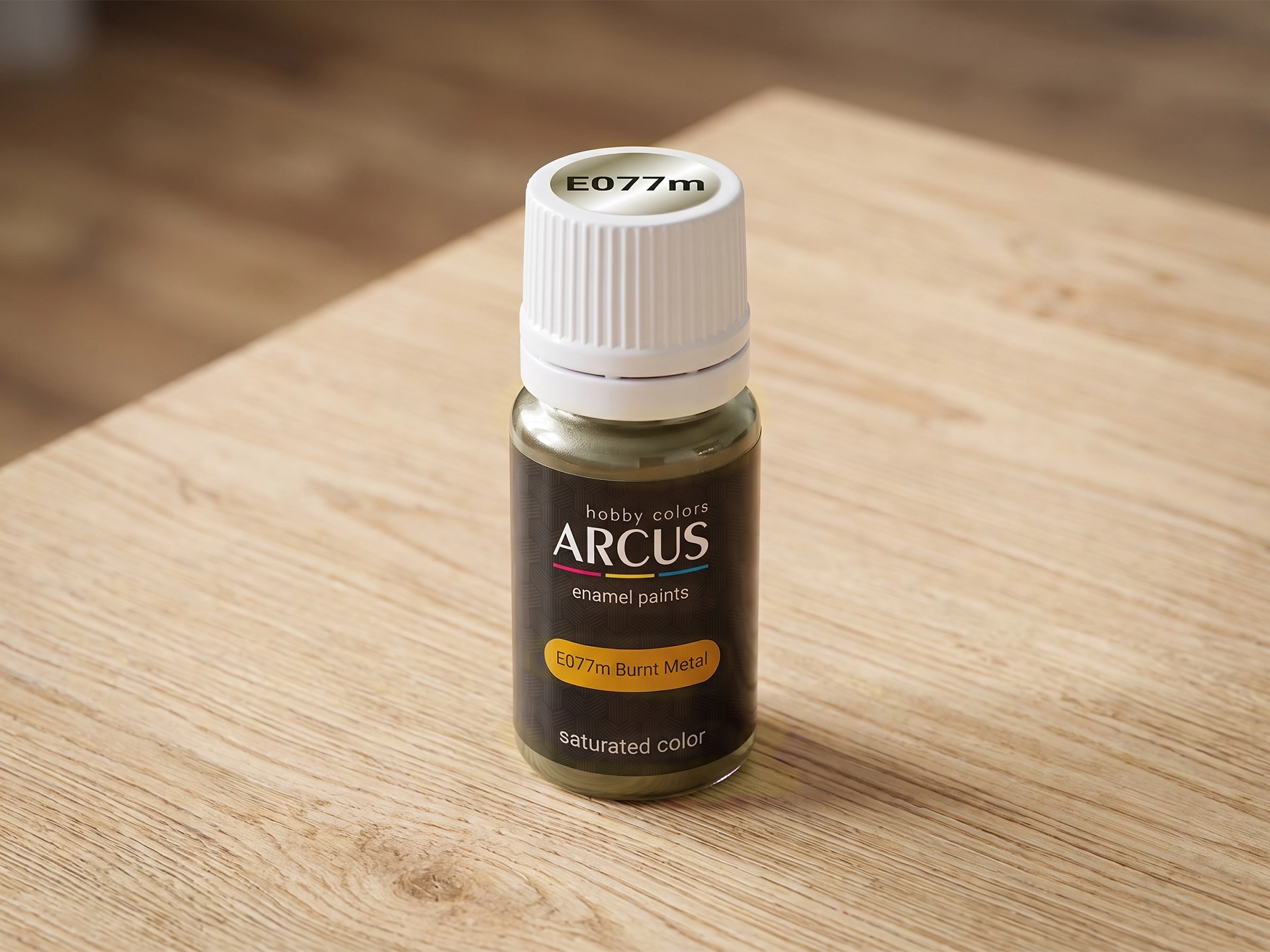 Arcus 077 Burnt Metal Metallic bottle