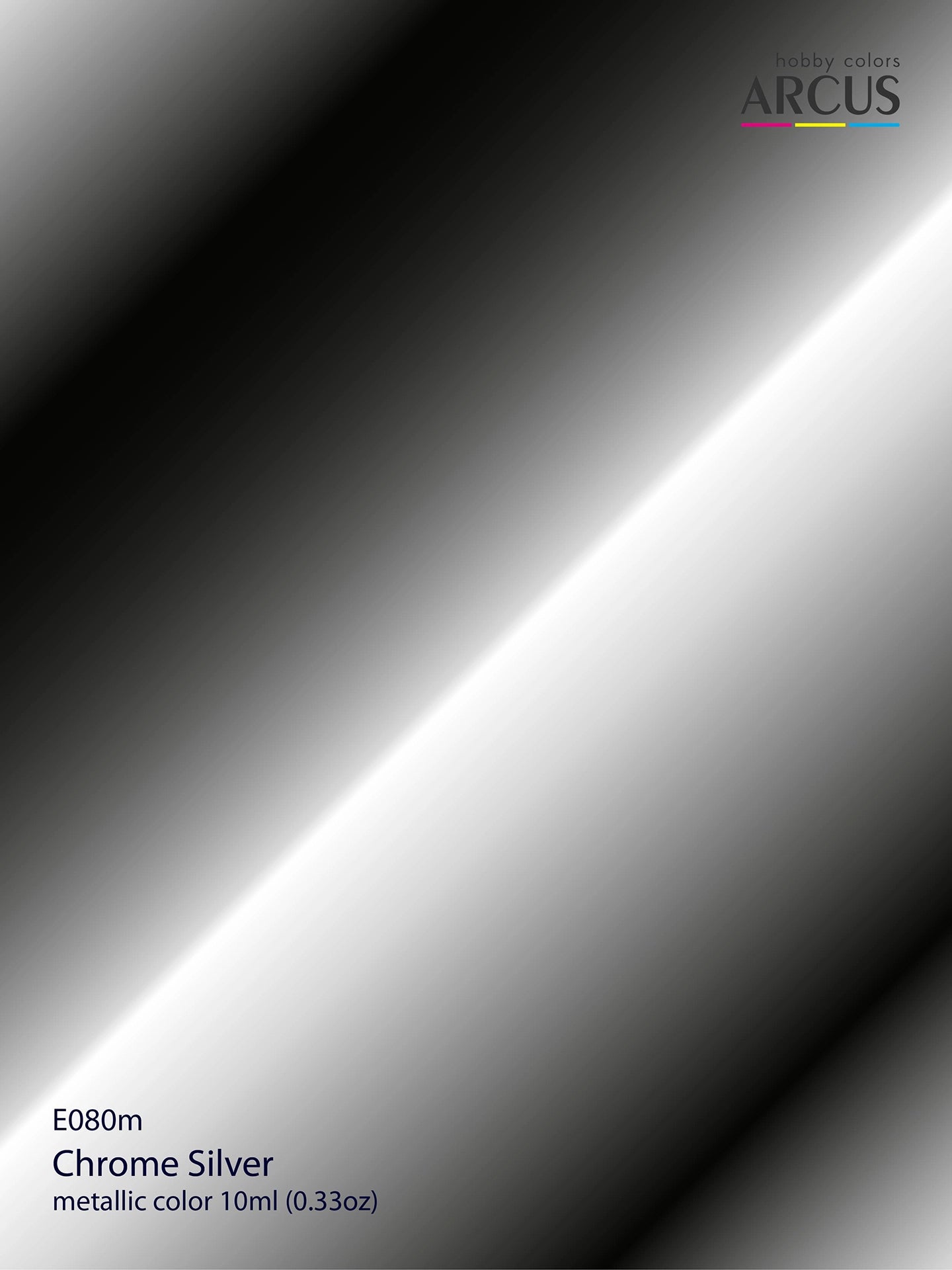 Arcus 080 Chrome Silver Metallic color sample