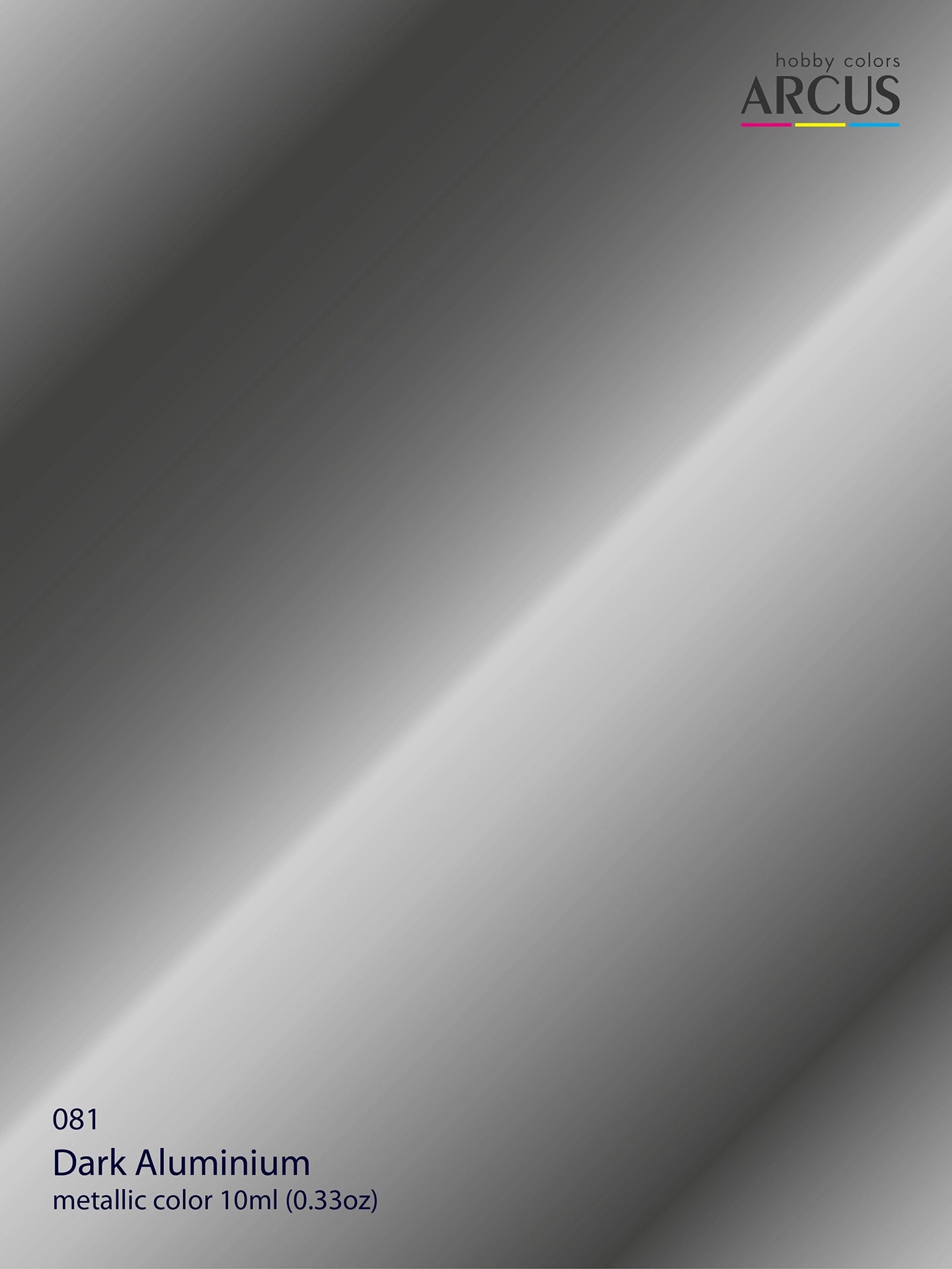 Arcus 081 Dark Aluminium Metallic color sample