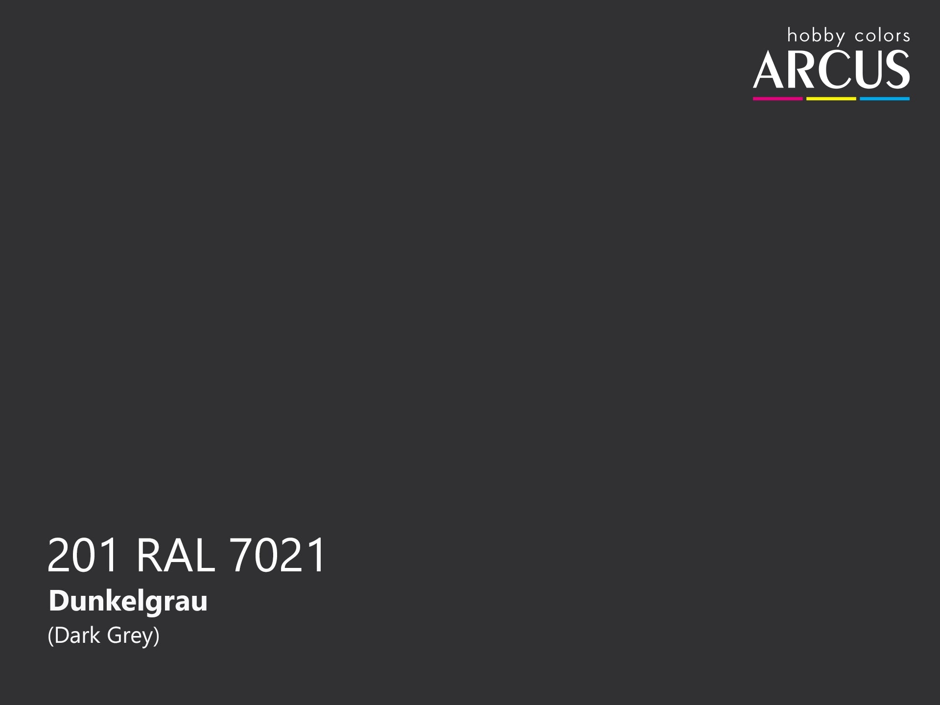 Arcus 201 Dark Grey color sample