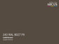 Arcus 243 Leather Brown color sample