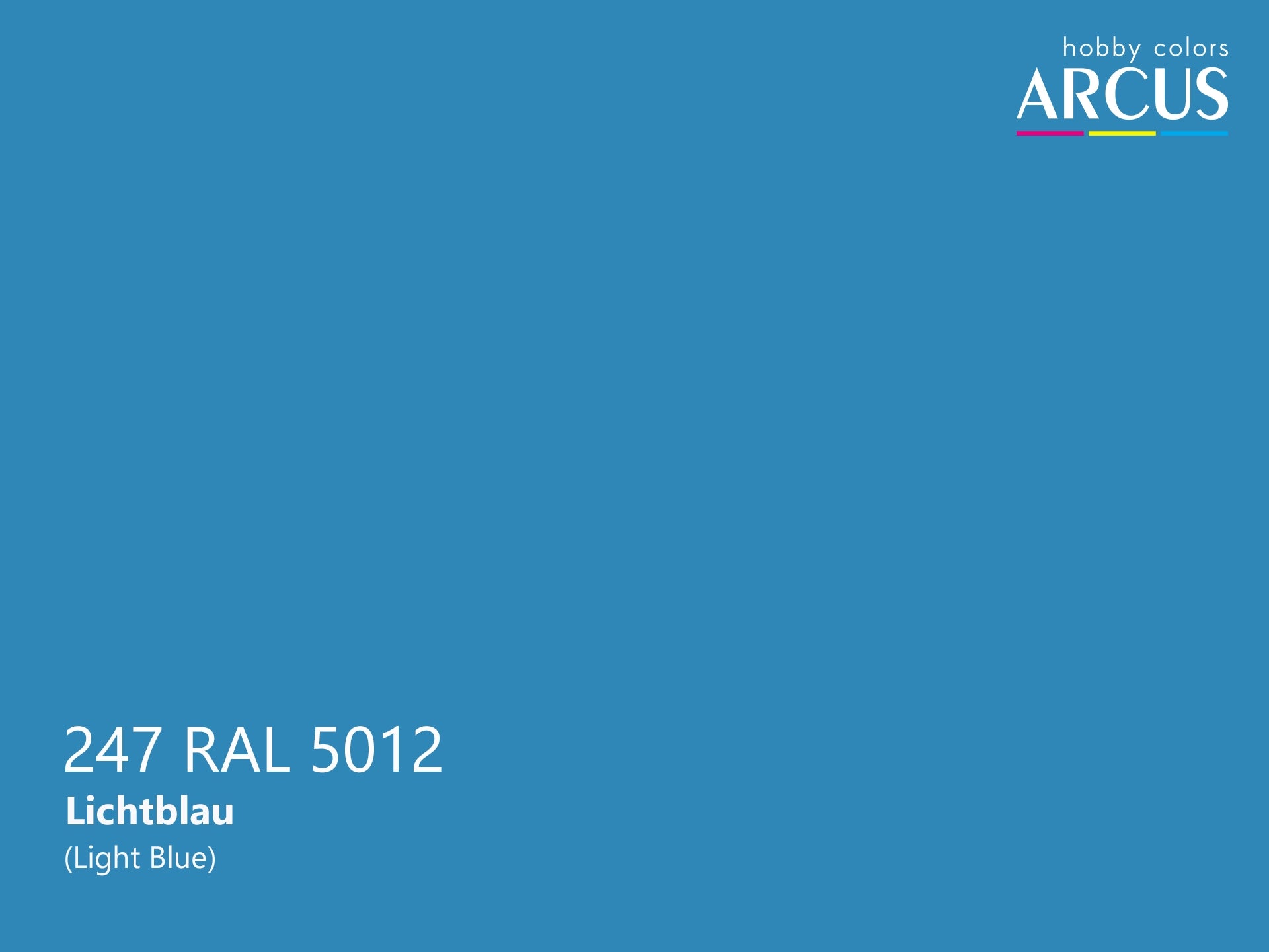 Arcus 247 Light Blue color sample