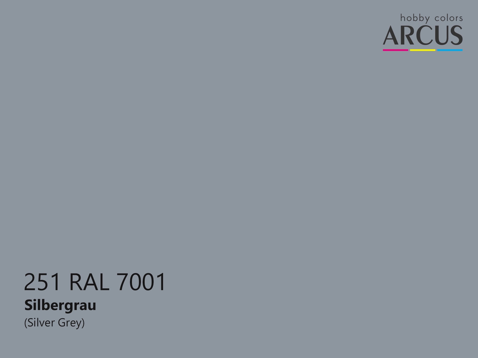 Arcus 251 Silver Grey color sample