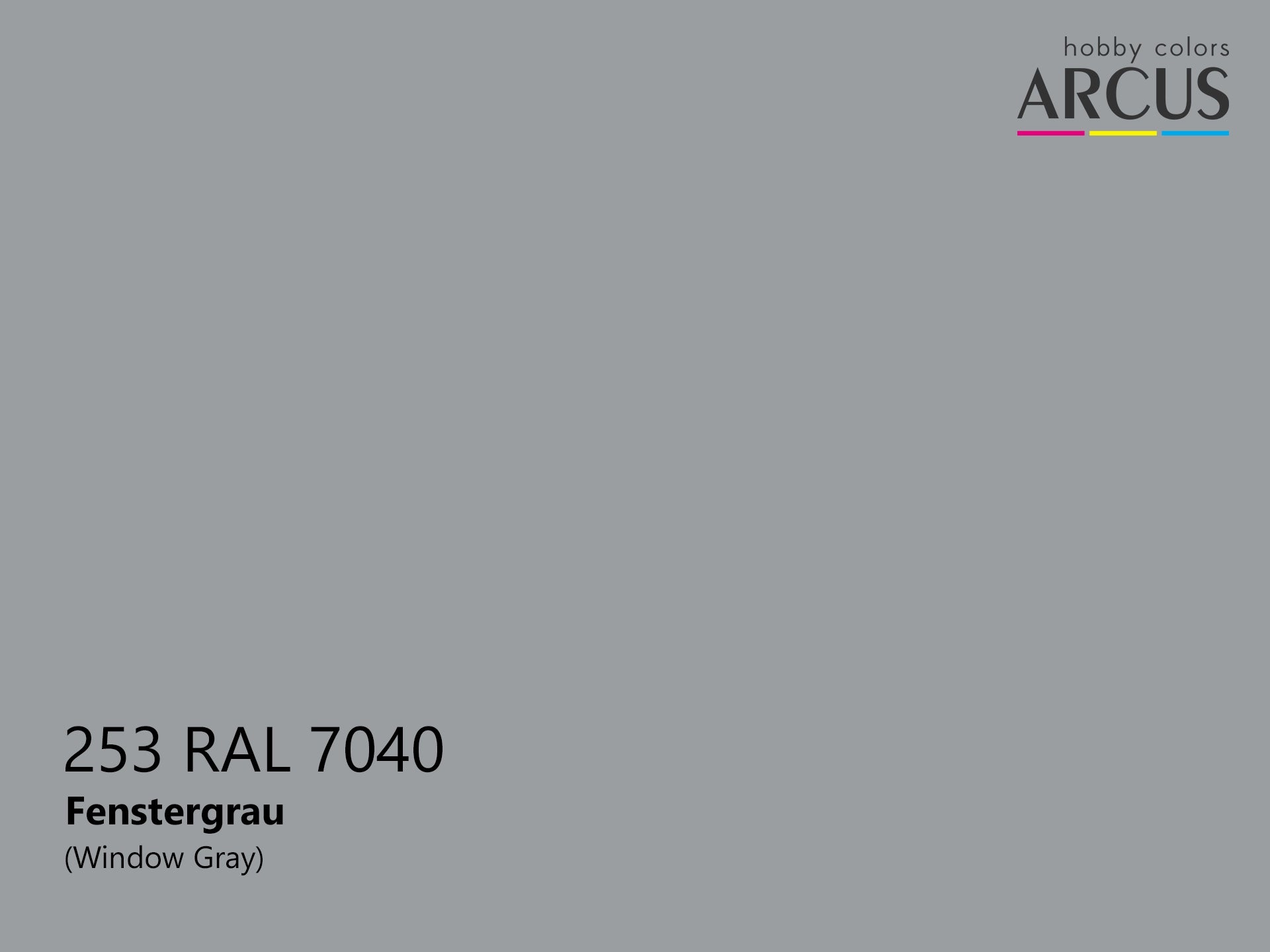 Arcus 253 Window Gray color sample
