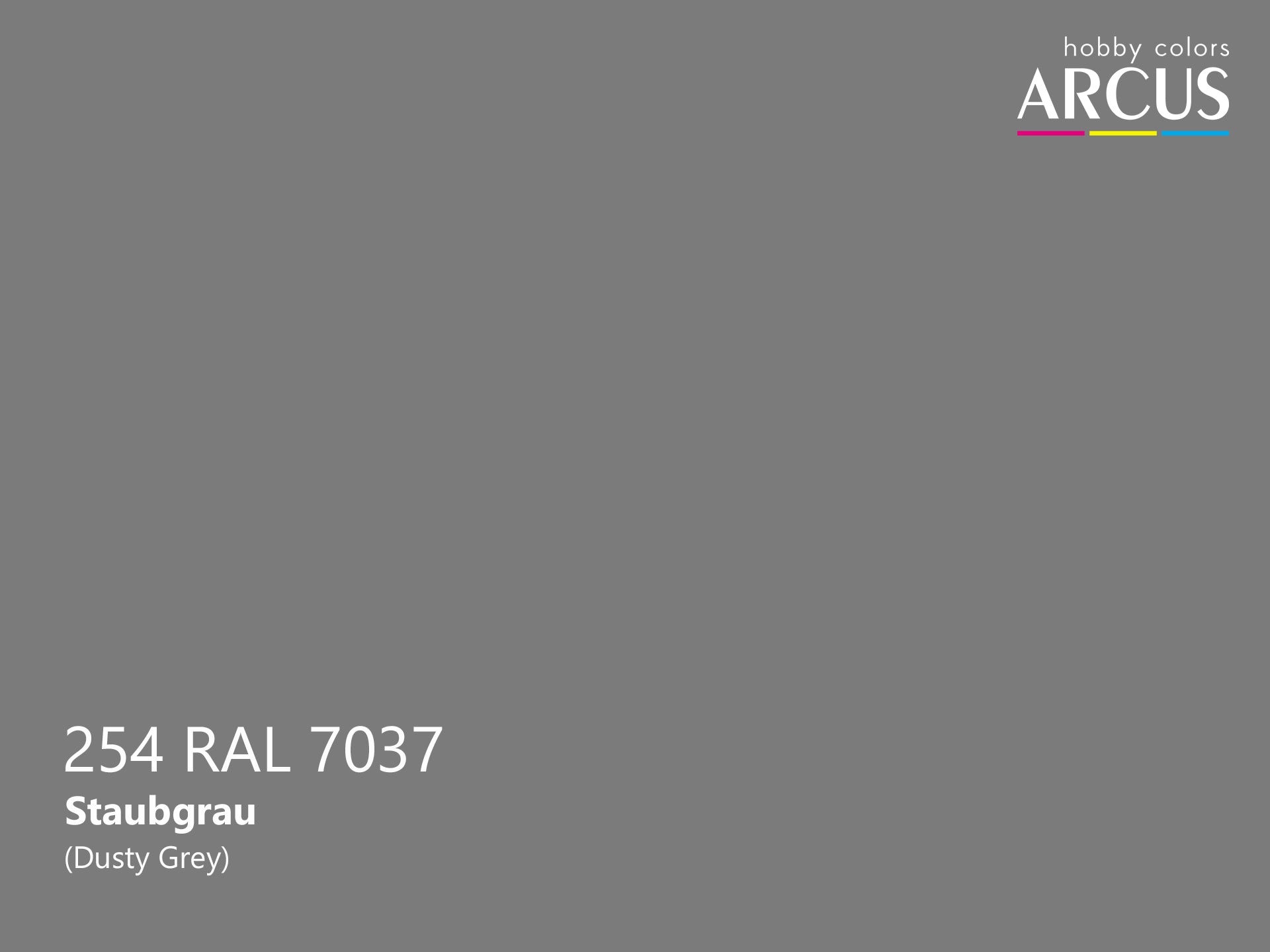 Arcus 254 Dusty Grey color sample