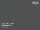 Arcus 255 Traffic Grey color sample