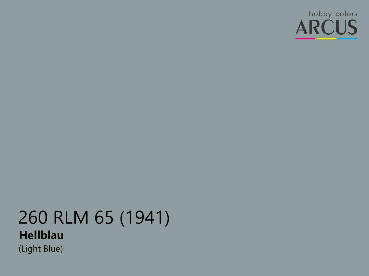 Arcus 260 Light Blue color sample
