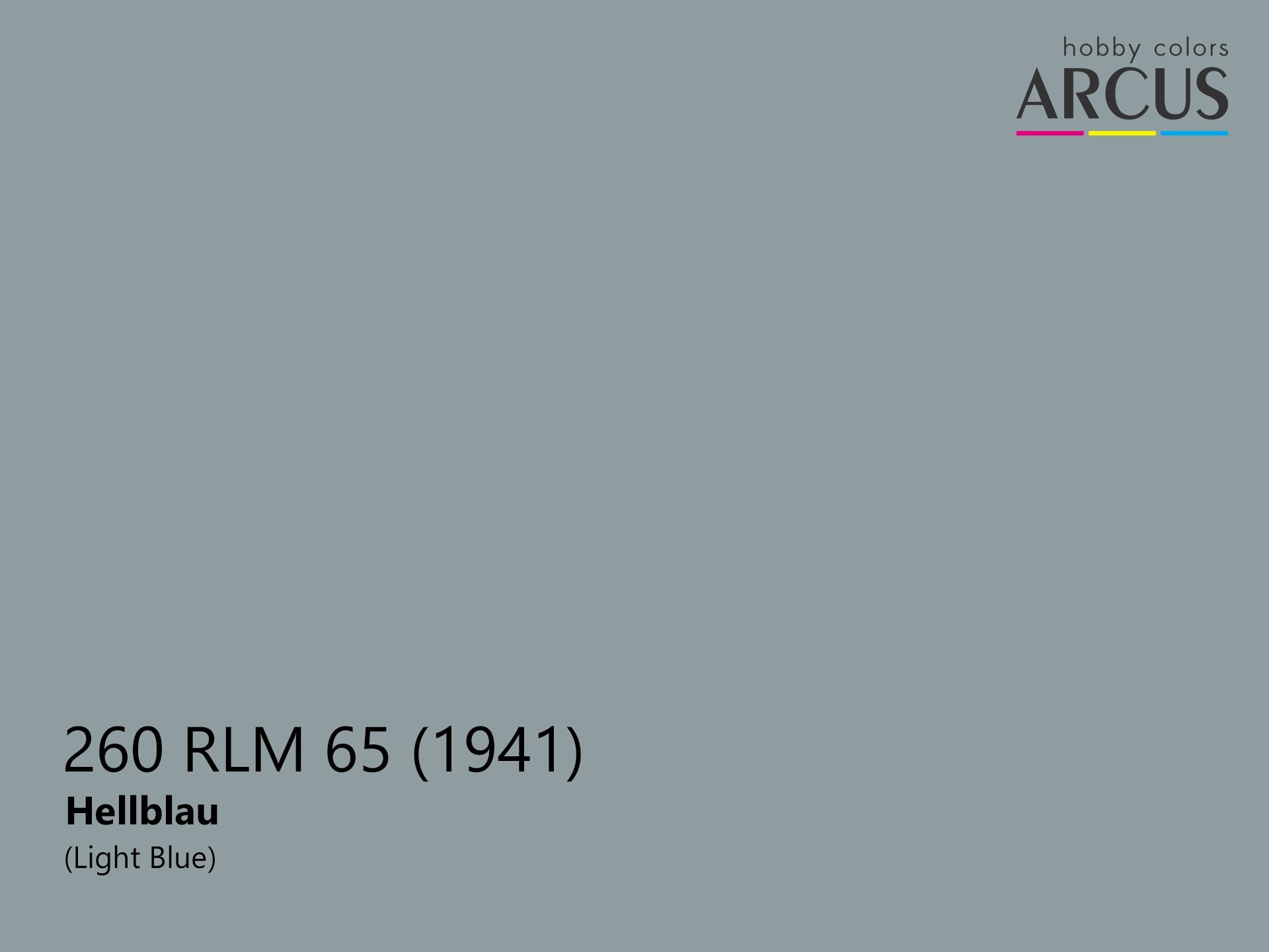 Arcus 260 Light Blue color sample