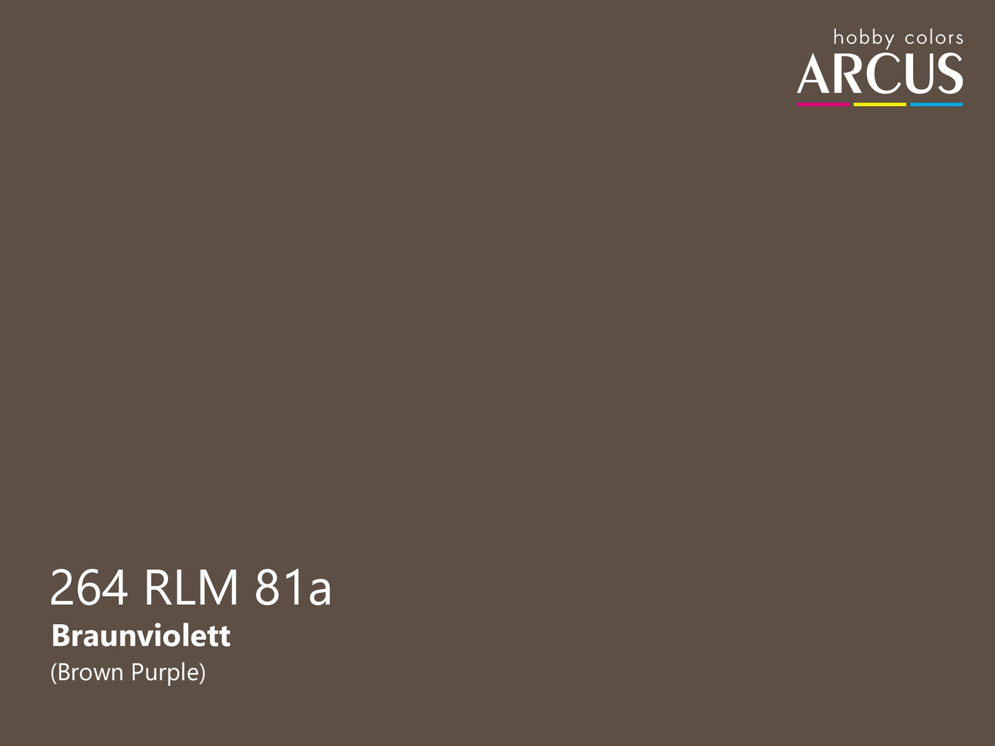 Arcus 264 Brown Purple color sample