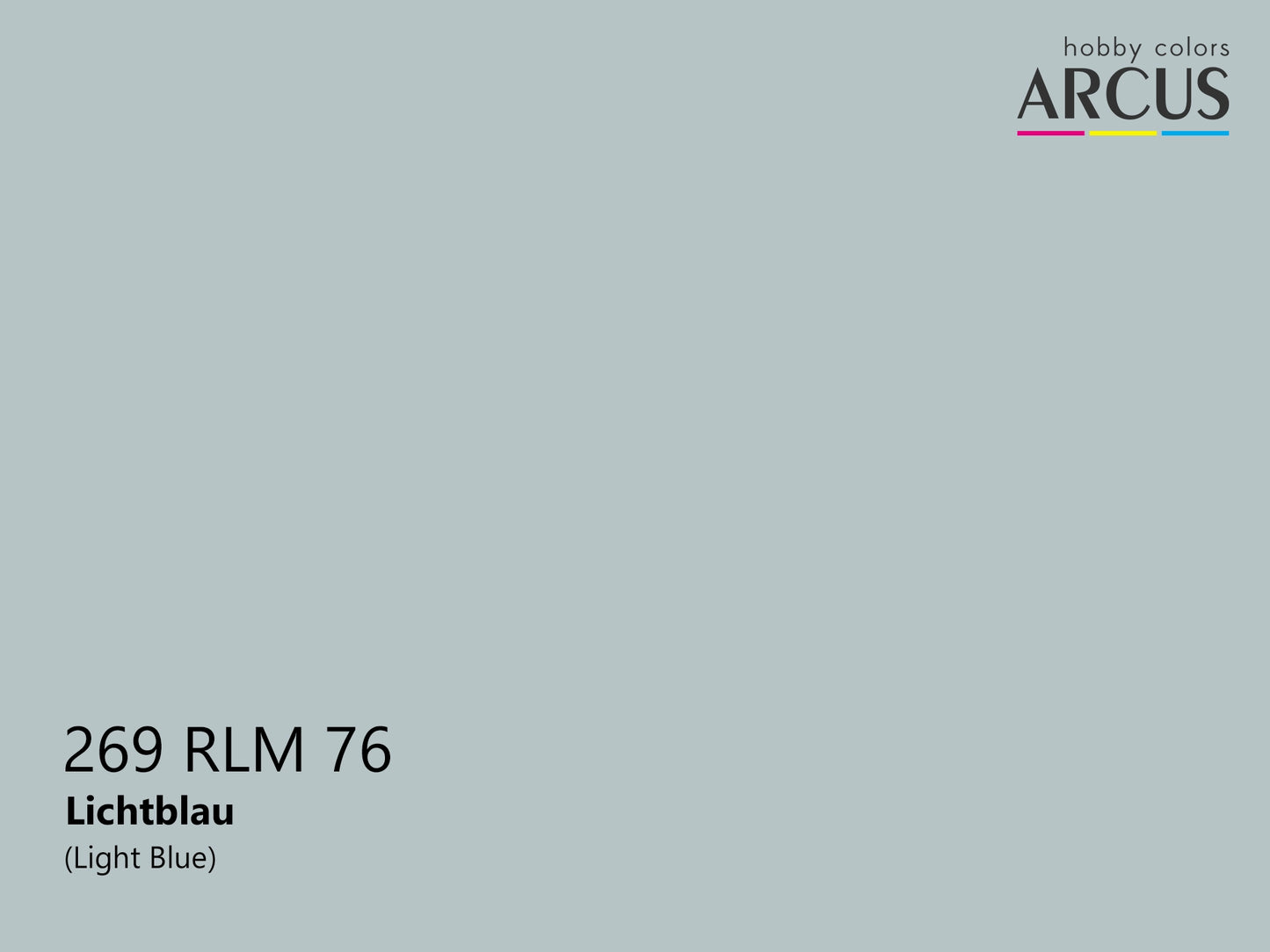 Arcus 269 Light Blue color sample