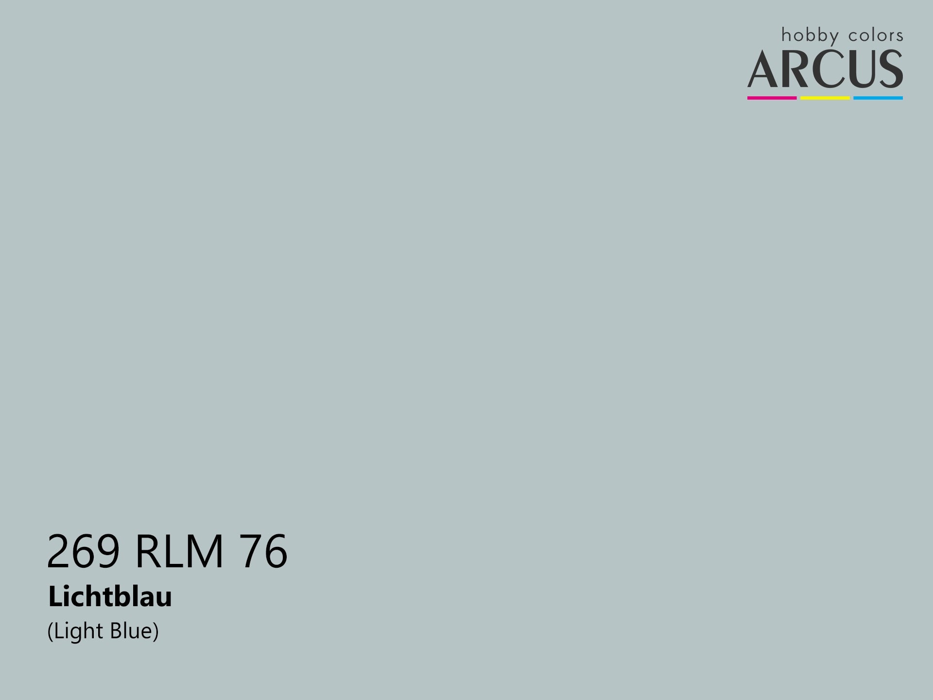 Arcus 269 Light Blue color sample