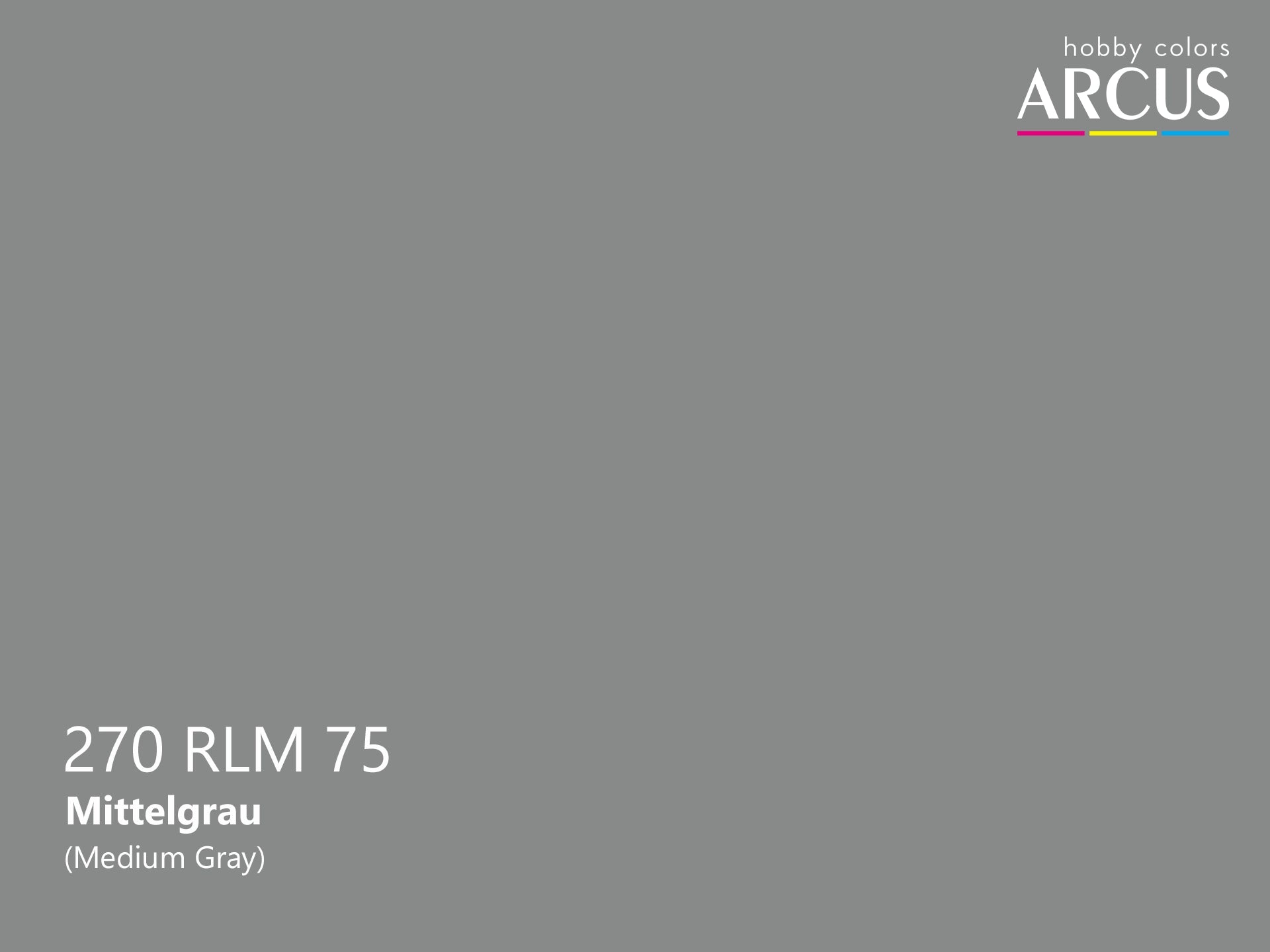 Arcus 270 Medium Gray color sample