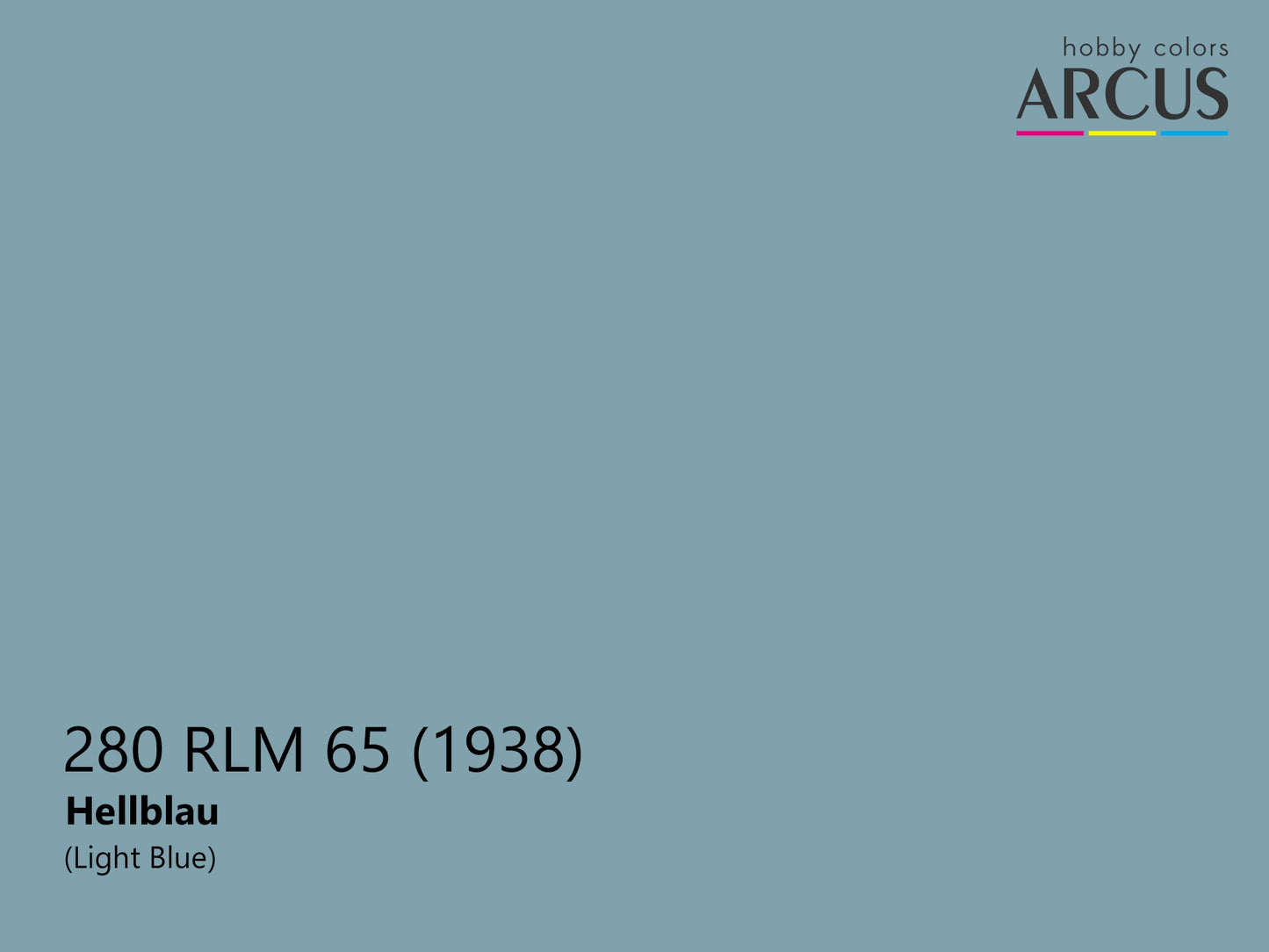 Arcus 280 Light Blue color sample