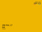 Arcus 288 Yellow color sample