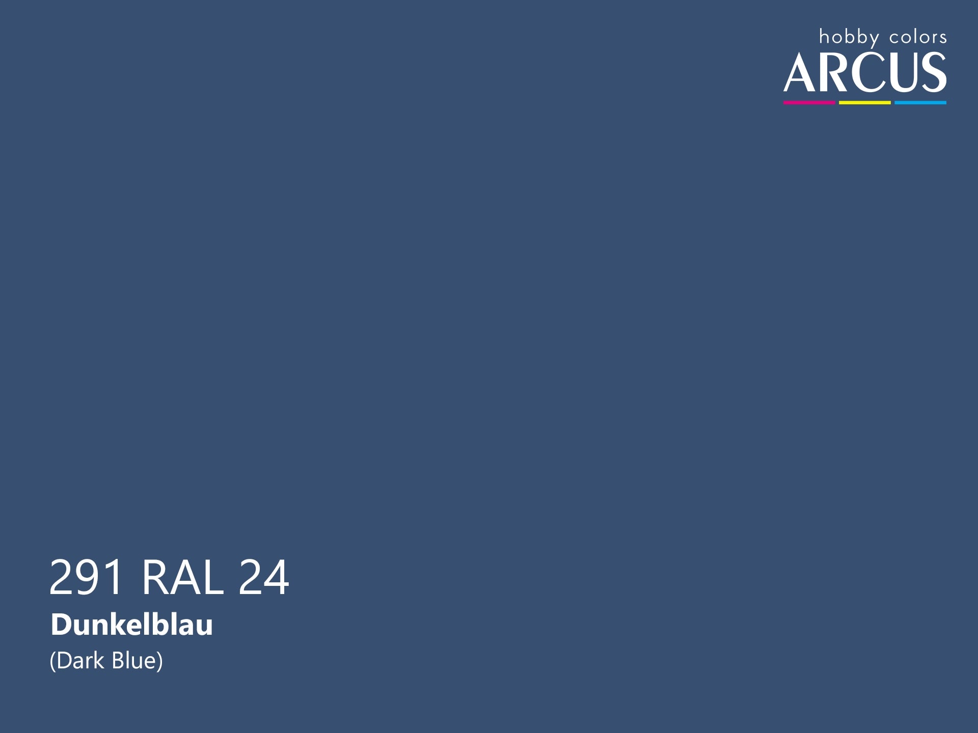 Arcus 291 Dark Blue color sample