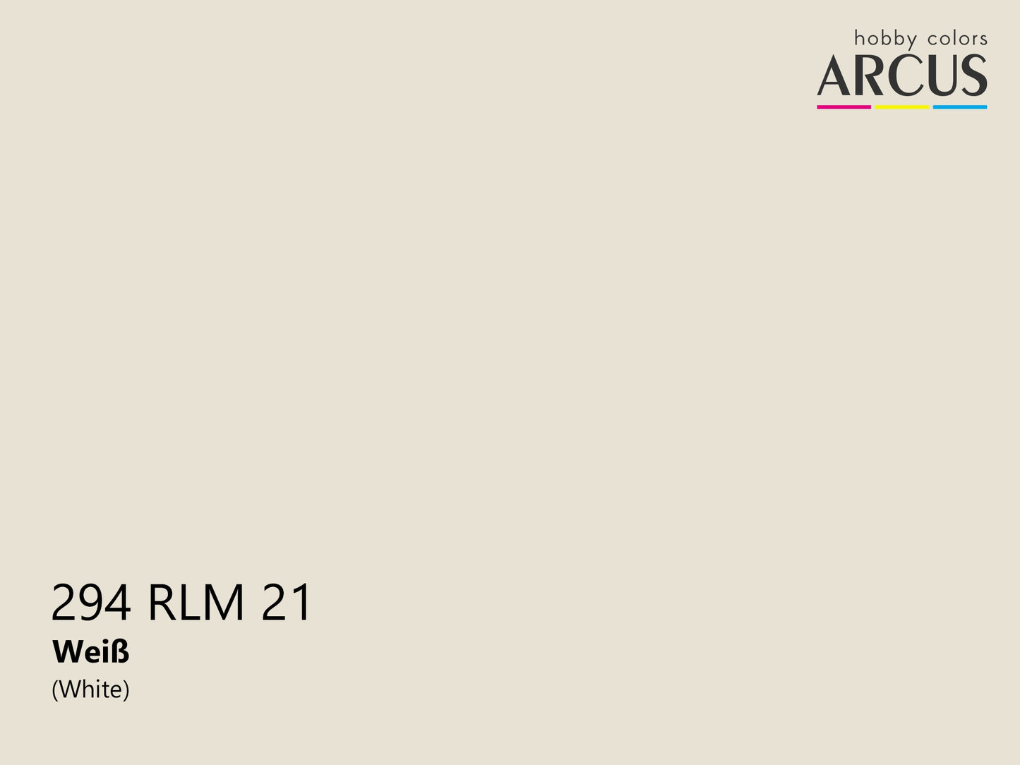Arcus 294 White color sample