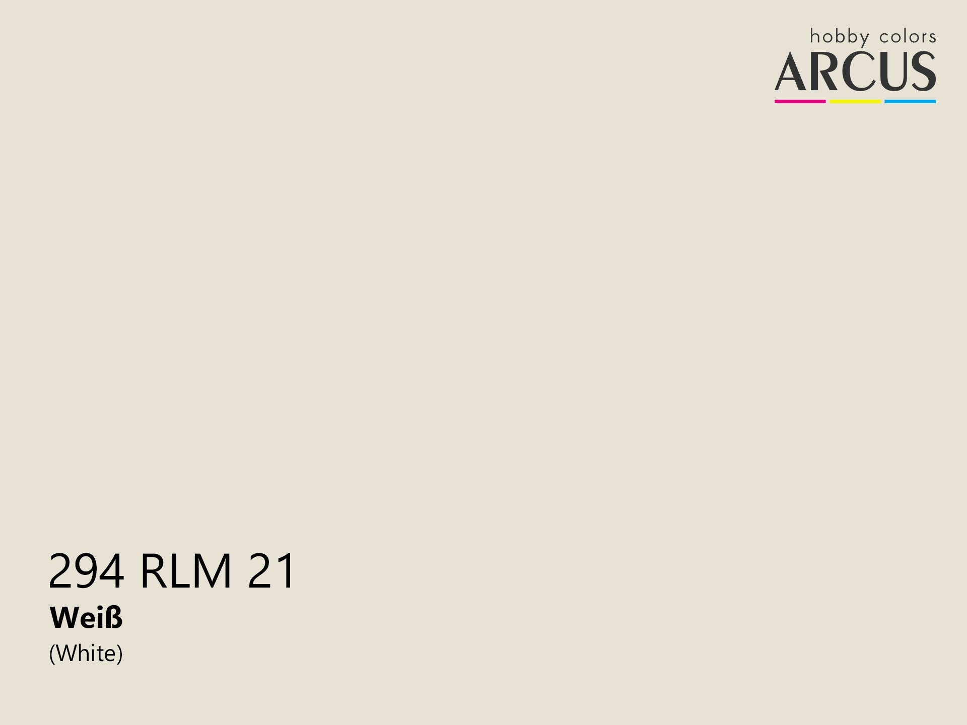 Arcus 294 White color sample