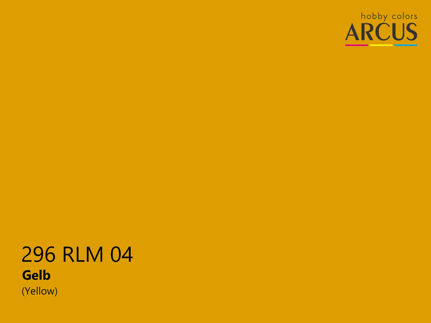 Arcus 296 Yellow color sample