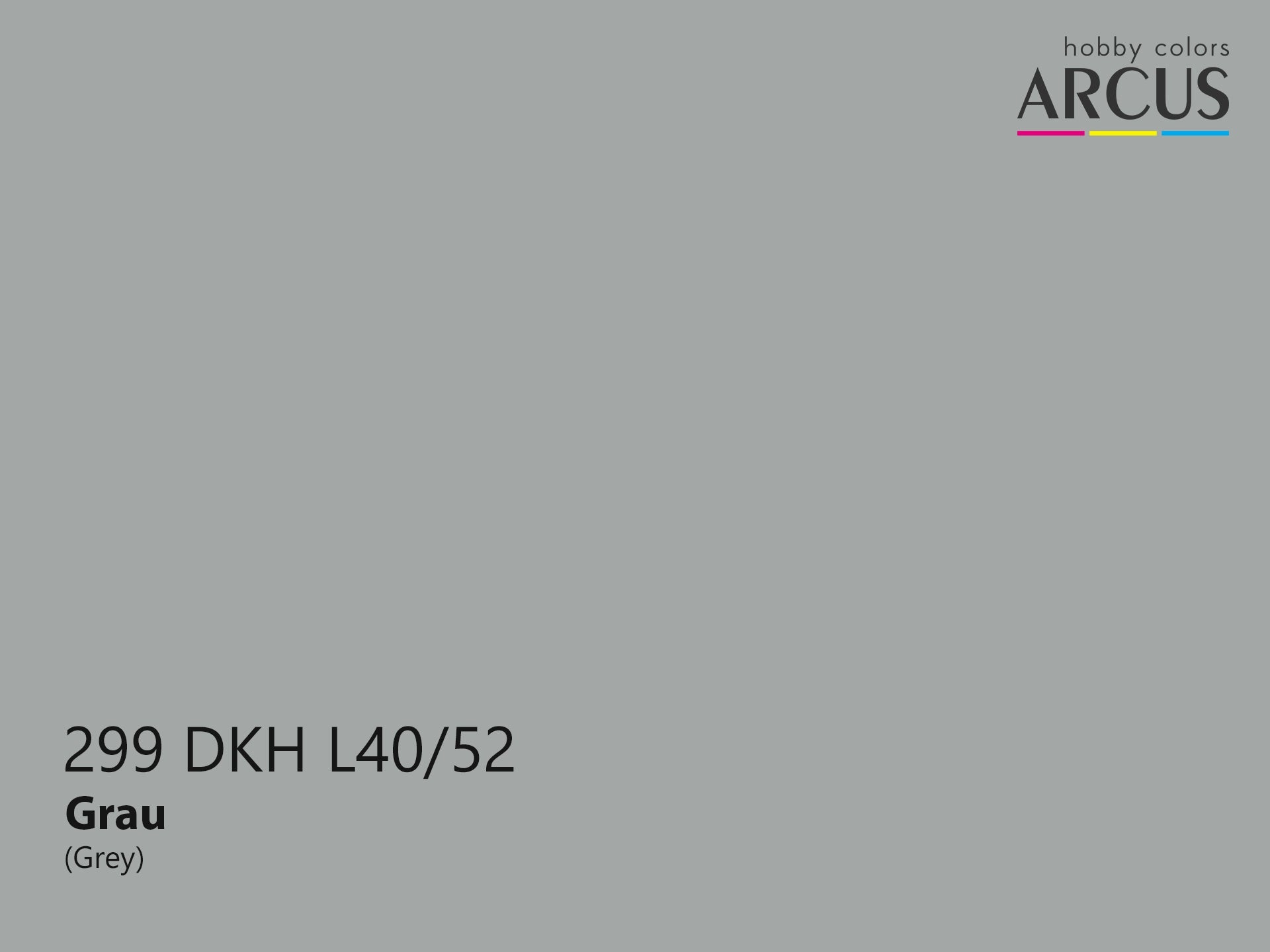 Arcus 299 Grey color sample