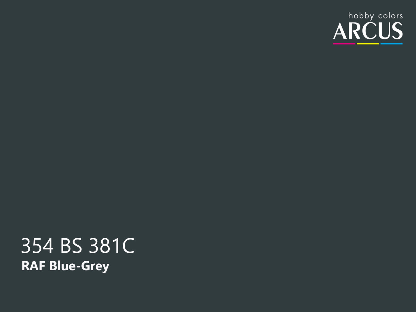 Arcus 354 Raf Blue Grey sample