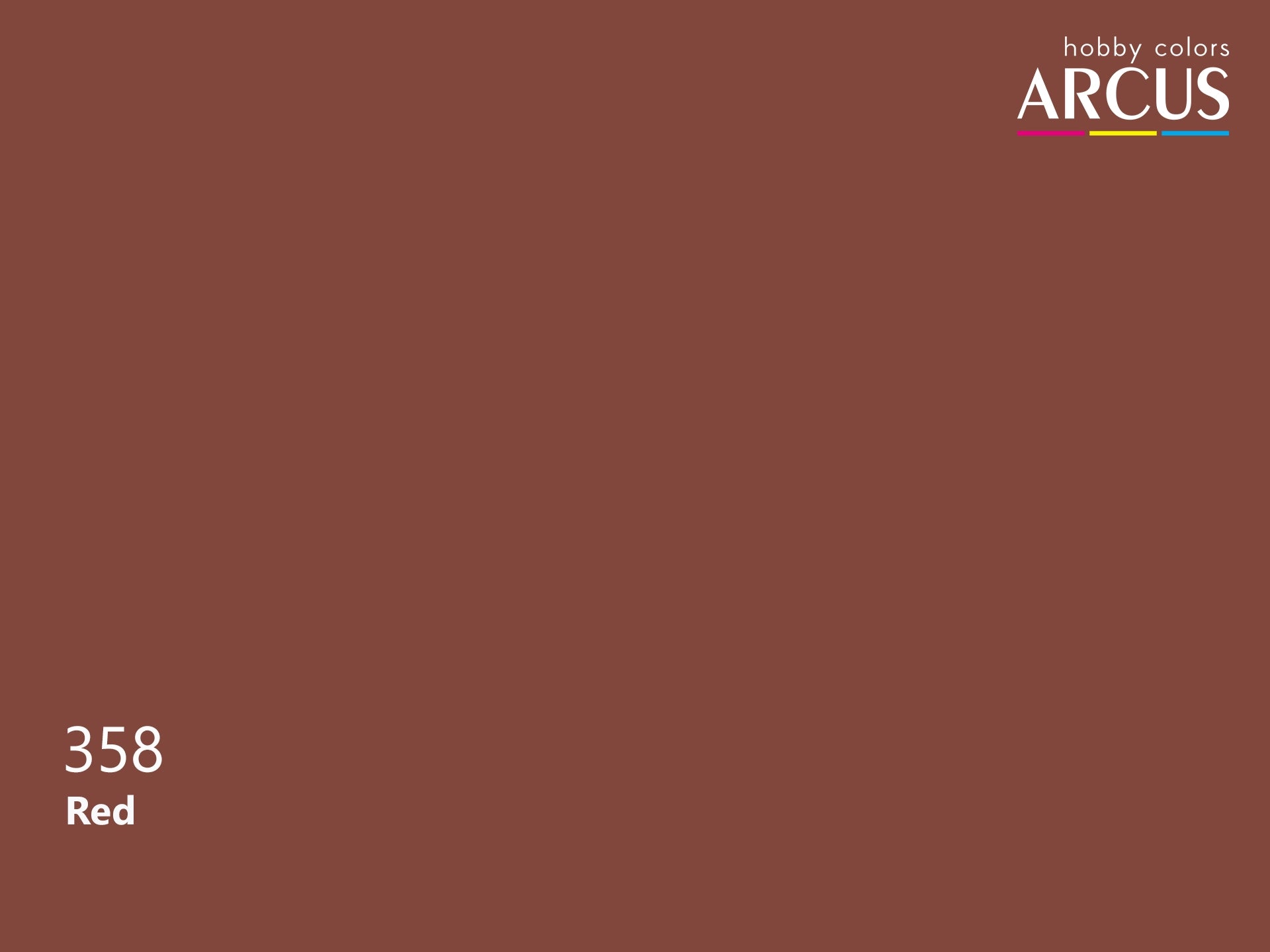 Arcus 358 Red color sample