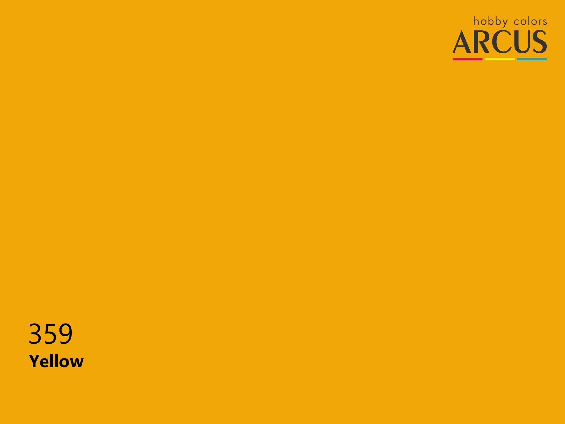 Arcus 359 Yellow color sample