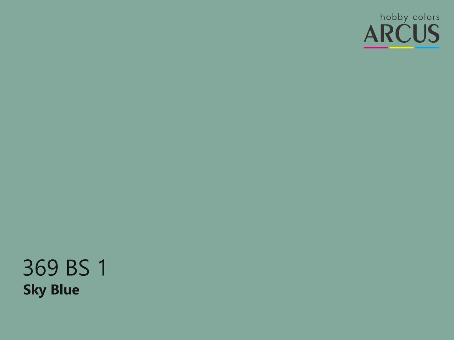 Arcus 369 Sky Blue color sample 