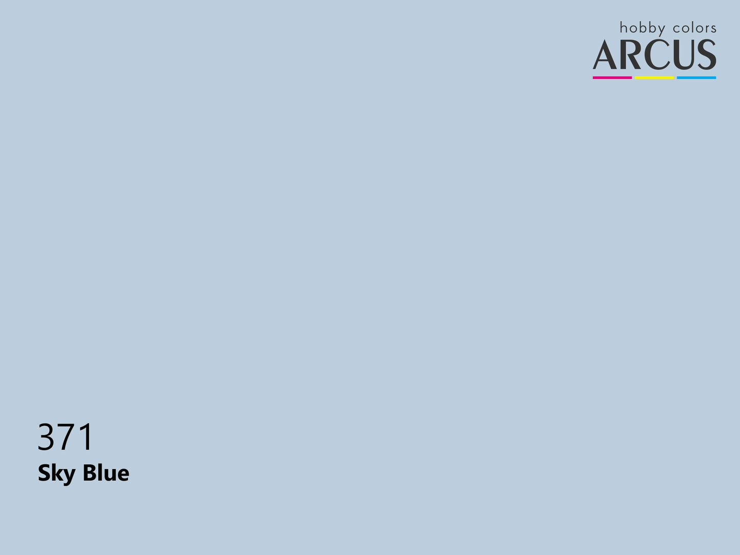 Arcus 371 Sky Blue color sample