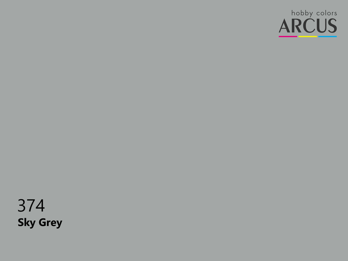 Arcus 374 Sky Grey color sample