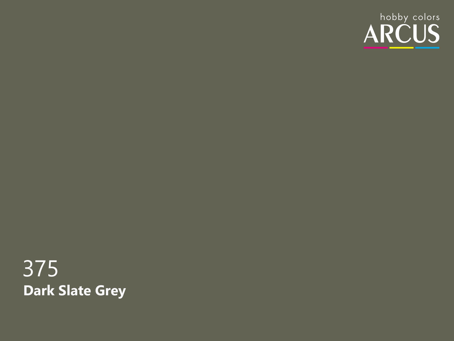 Arcus 375 Dark Slate Grey color sample