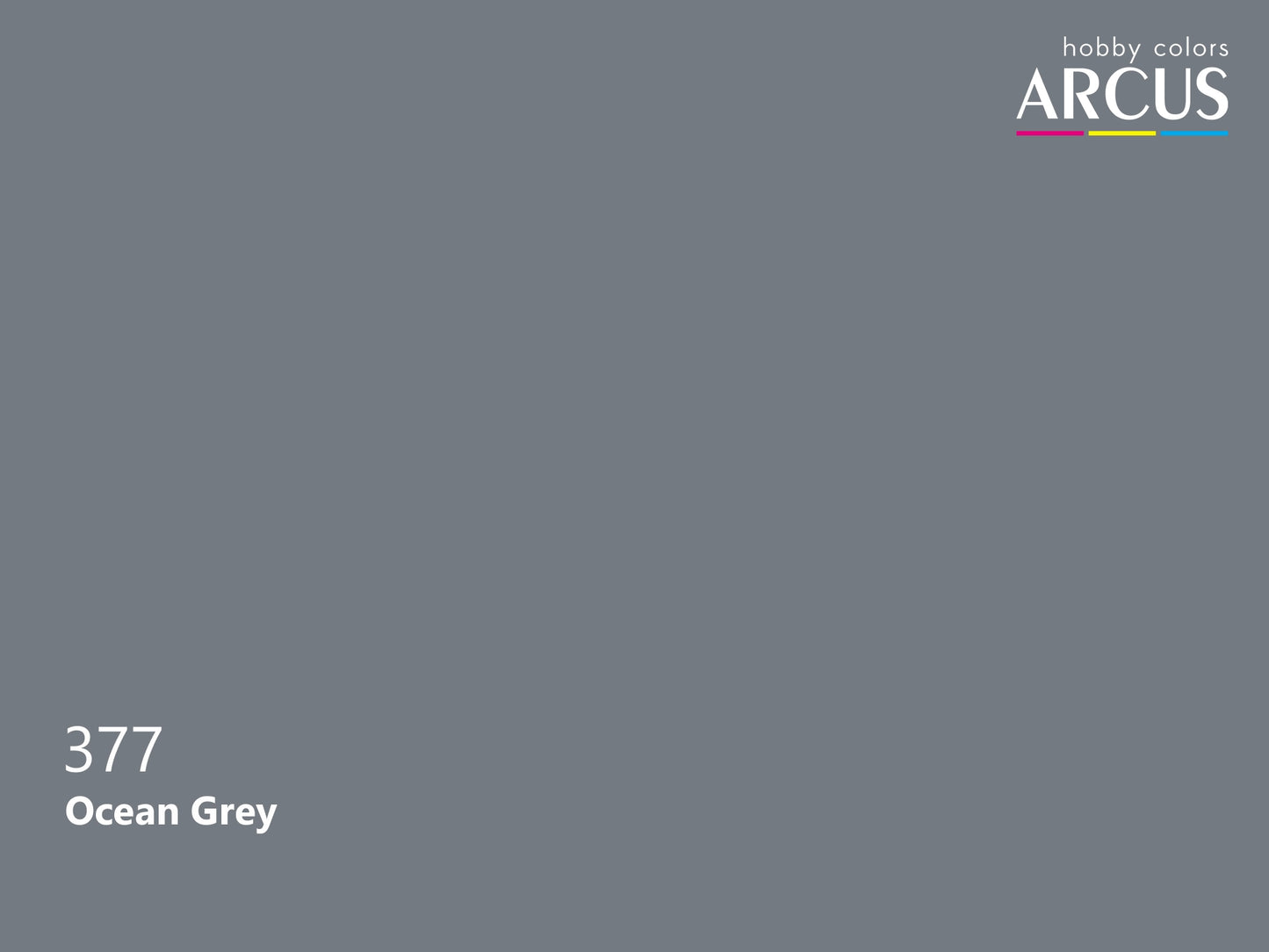 Arcus 377 Ocean Grey color sample