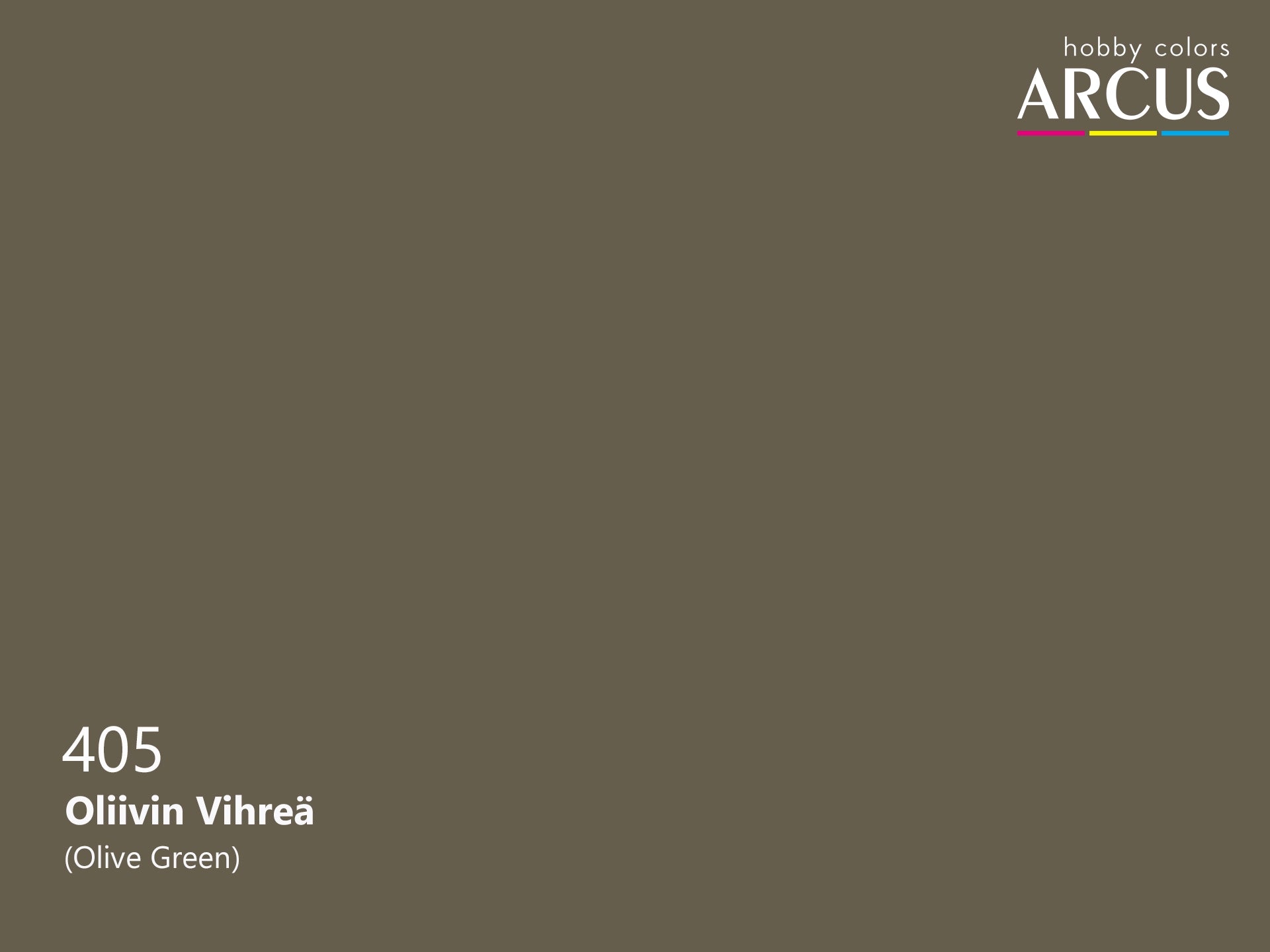 Arcus 405 Olive Green color sample