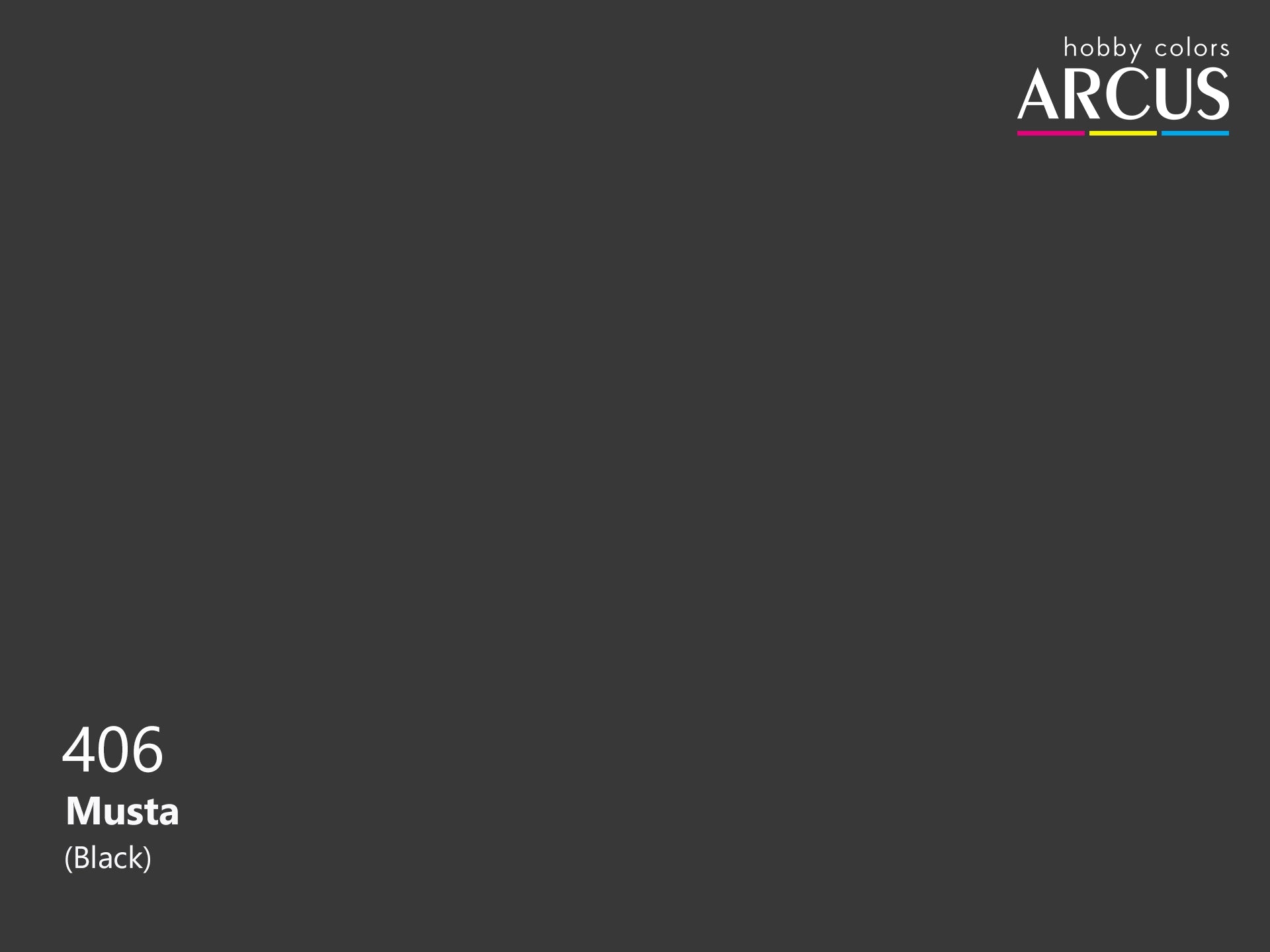Arcus 406 Black color sample